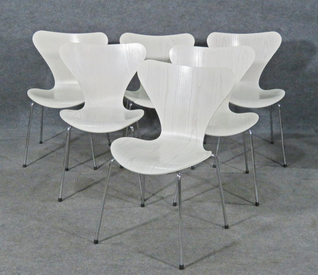 6 FRITZ HANSEN MCM BENTWOOD CHAIRS (1 of 10)