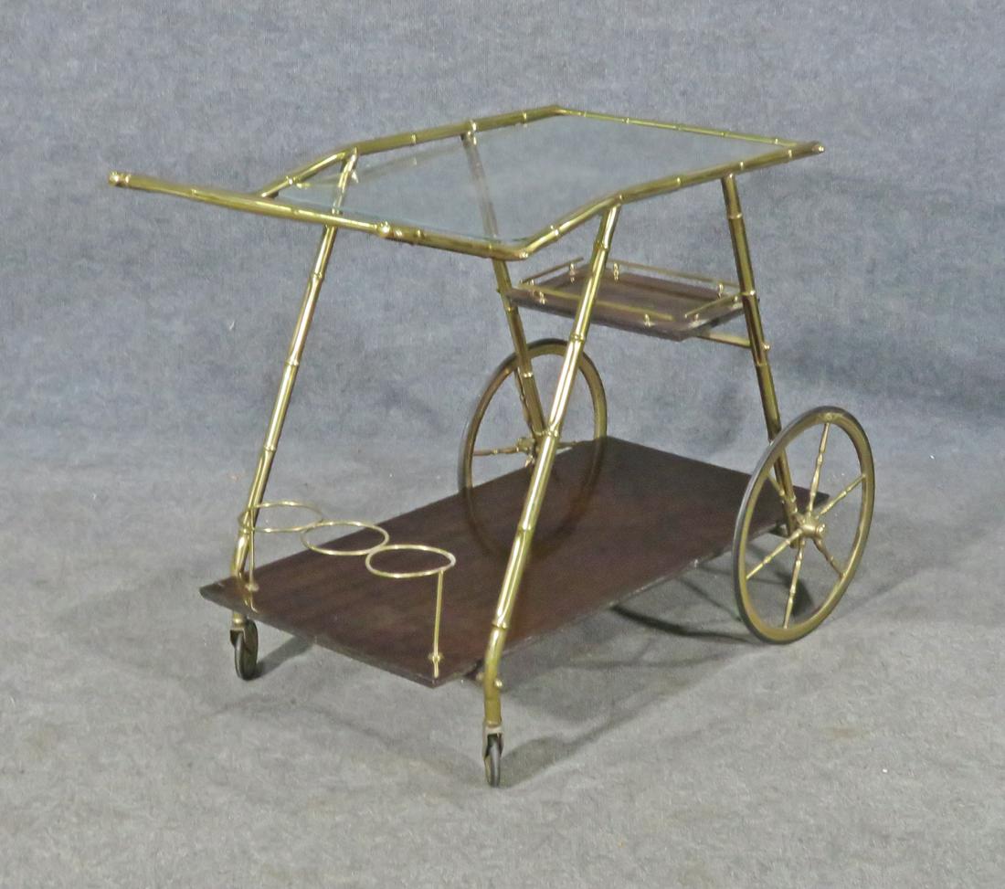 MID CENTURY MODERN ITALIAN 3 TIER BAR CART (1 of 5)