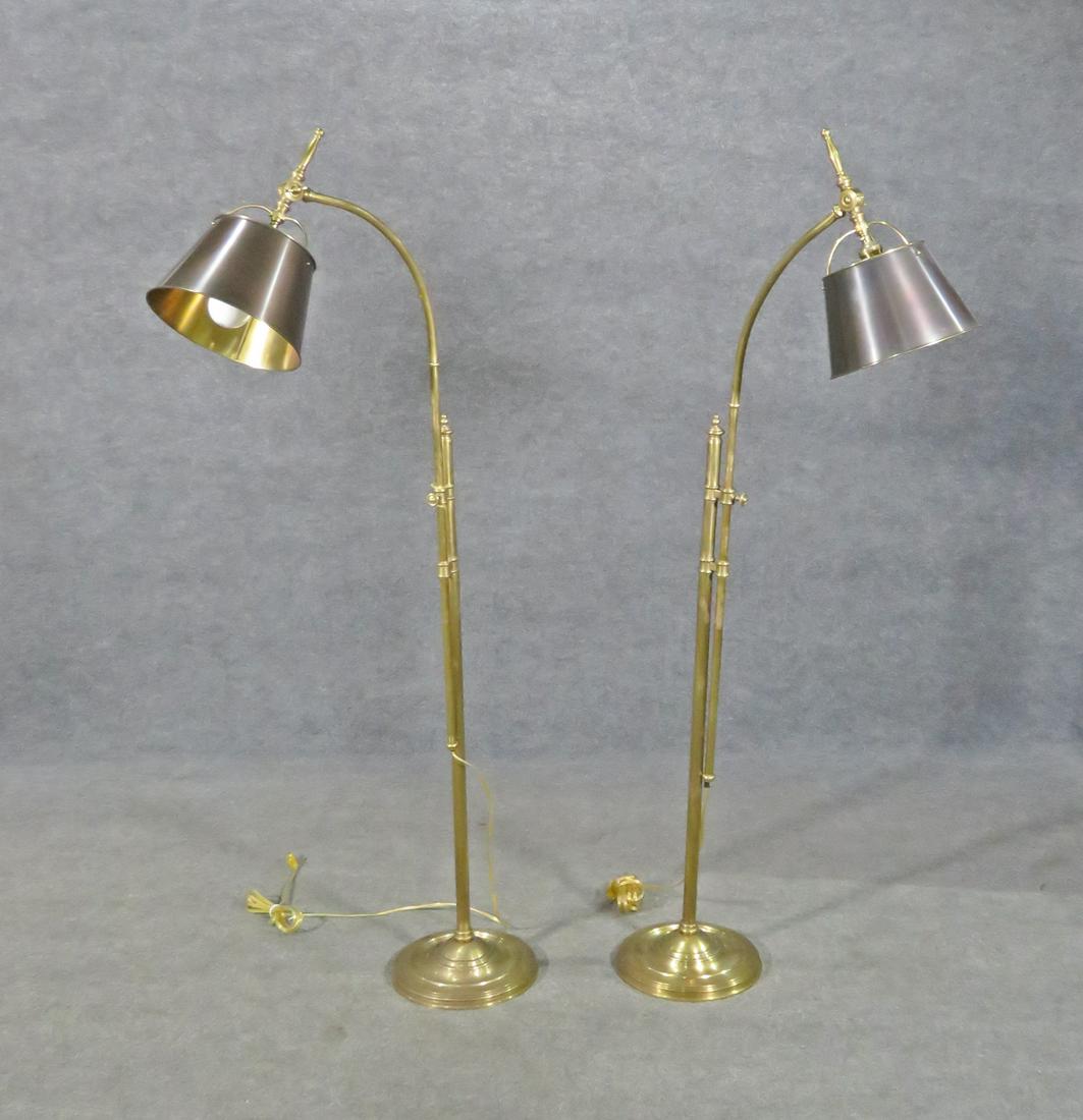 PAIR RESTORATION HARDWARE STYLE FLOOR LAMPS (1 of 16)