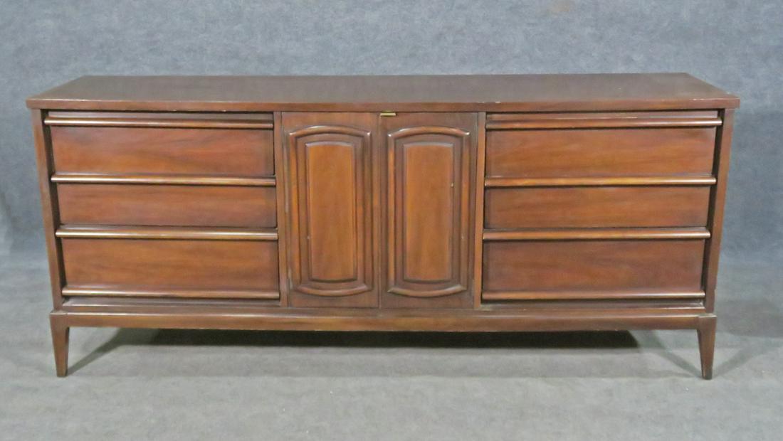 LENOIR HOUSE WALNUT LONG DRESSER (1 of 7)