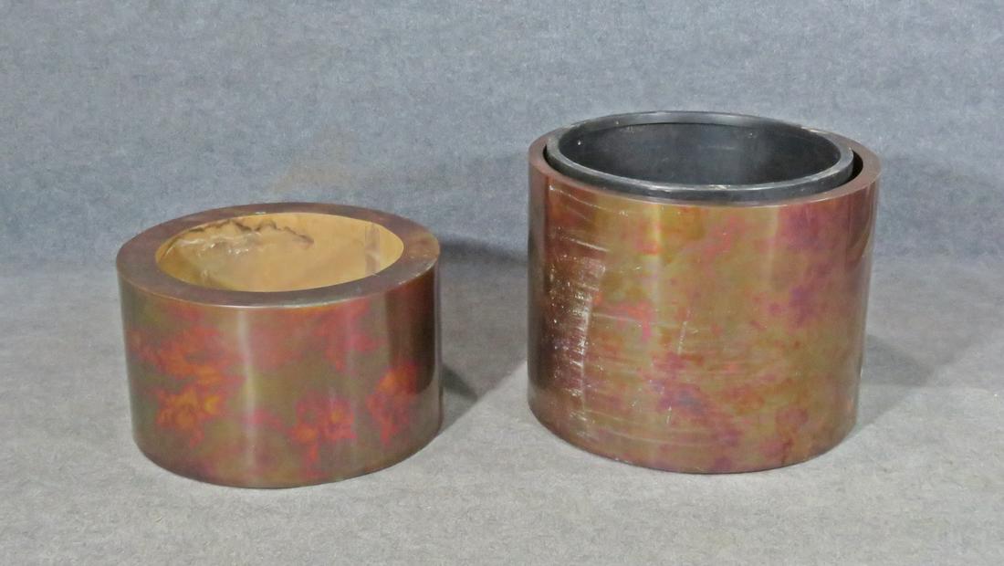 2 COMPANION PR COPPER COLORED PLANTERS (1 of 7)