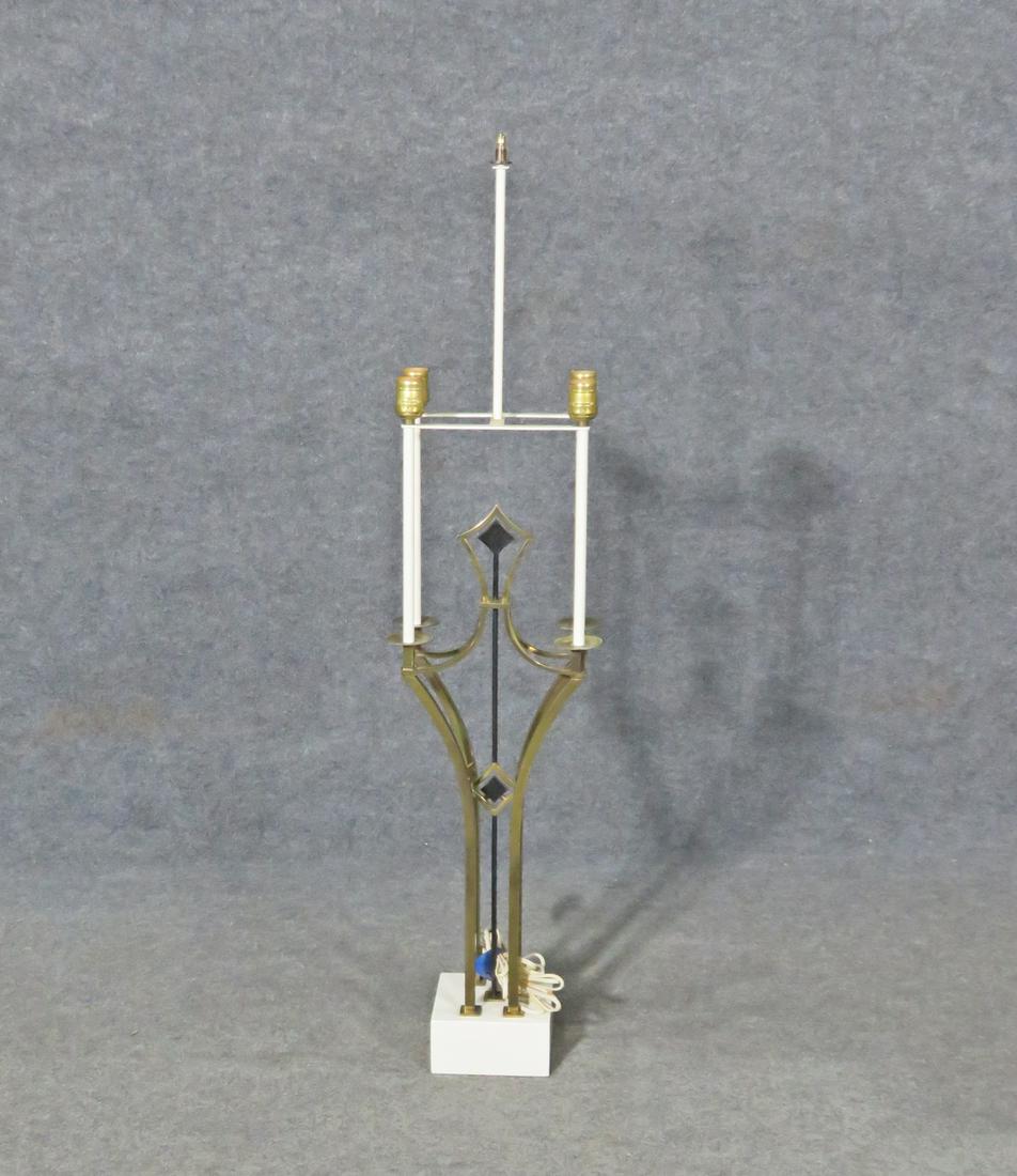 PARZINGER STYLE BRASS TABLE LAMP (1 of 7)