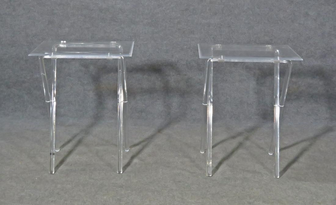 PR MCM LUCITE FOLDING TABLES (1 of 7)