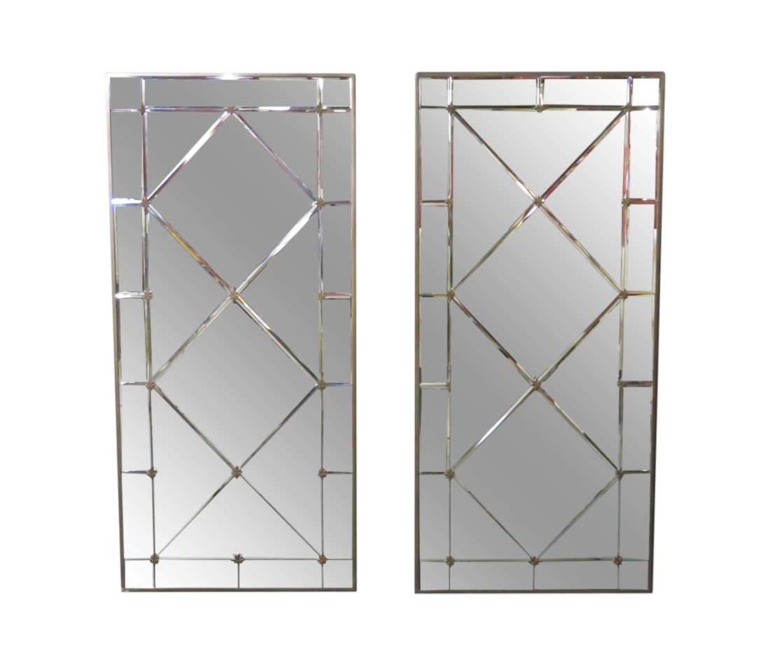 PAIR REGENCY STYLE MIRRORS (1 of 12)