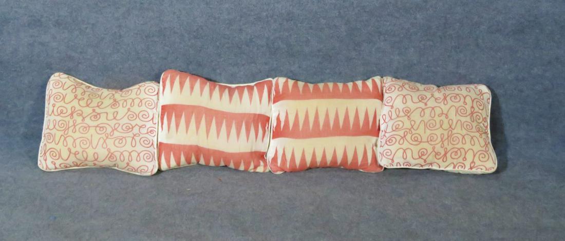 4 HERMAN MILLER PILLOWS: Girard Textiles Collection 1. 13 1/2" h x 16 1/4" w x 6" d.