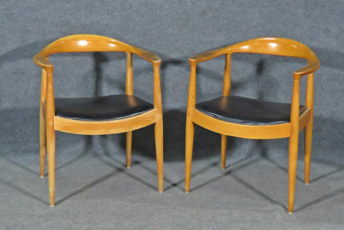 PR HANS WEGNER STYLE STYLE ARMCHAIRS (1 of 11)