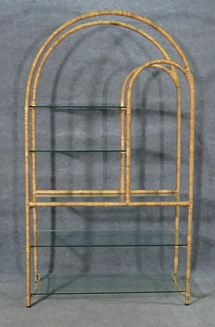 RATTAN BOHO 5 TIER ETAGERE (1 of 11)