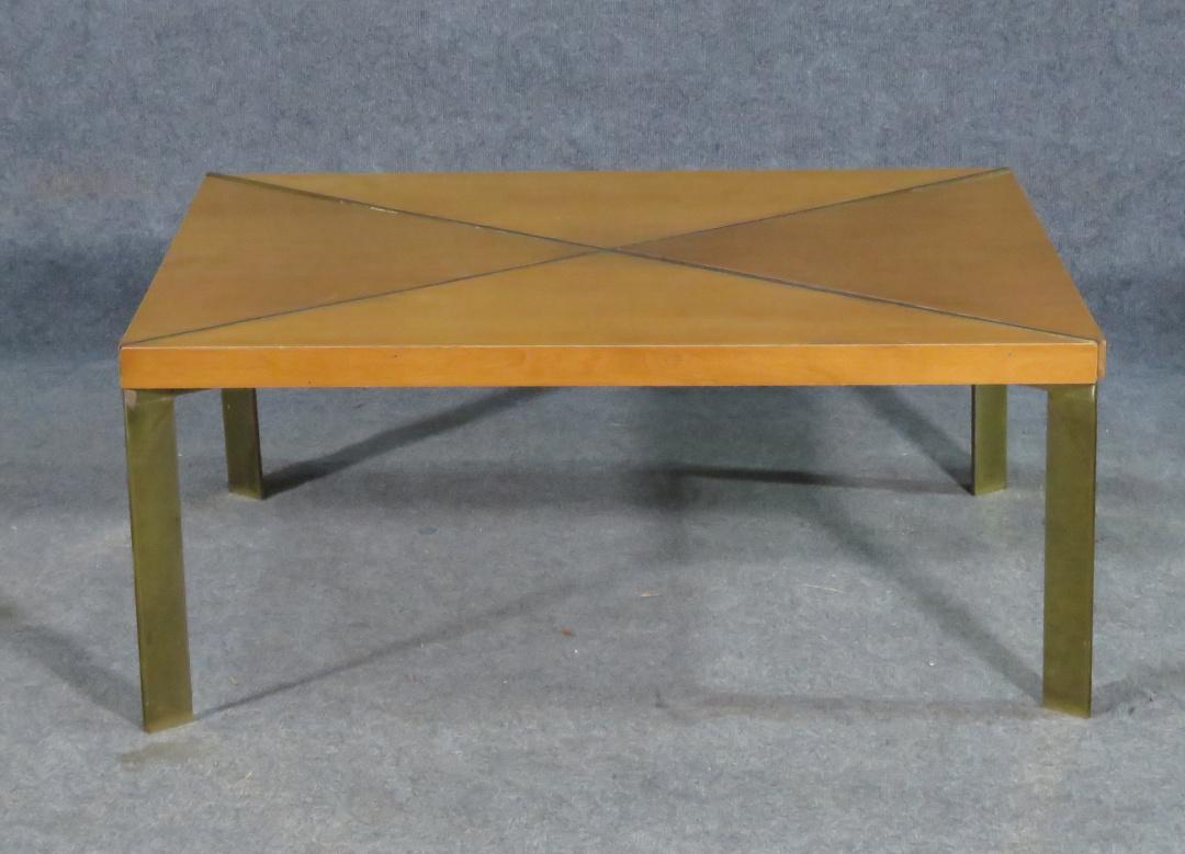 MILO BAUGHMAN STYLE X TOP COCKTAIL TABLE (1 of 9)