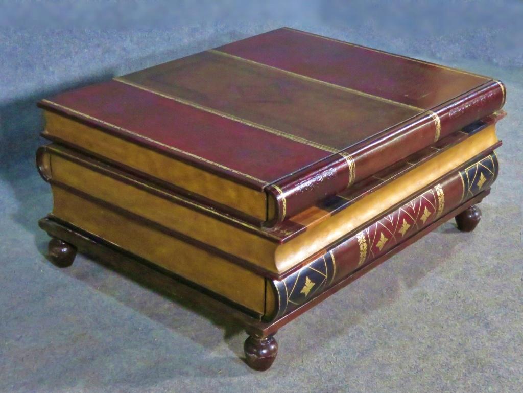 MAITLAND SMITH STACKED BOOK COCKTAIL TABLE (1 of 9)