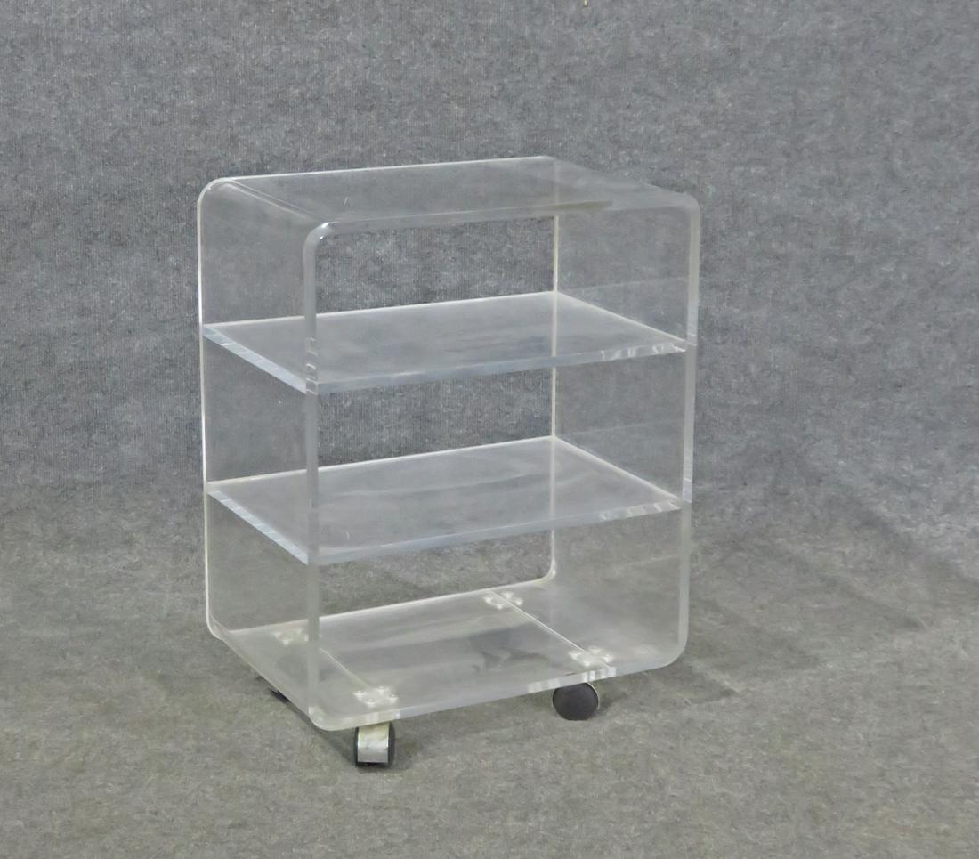 4 TIER LUCITE BAR CART (1 of 5)