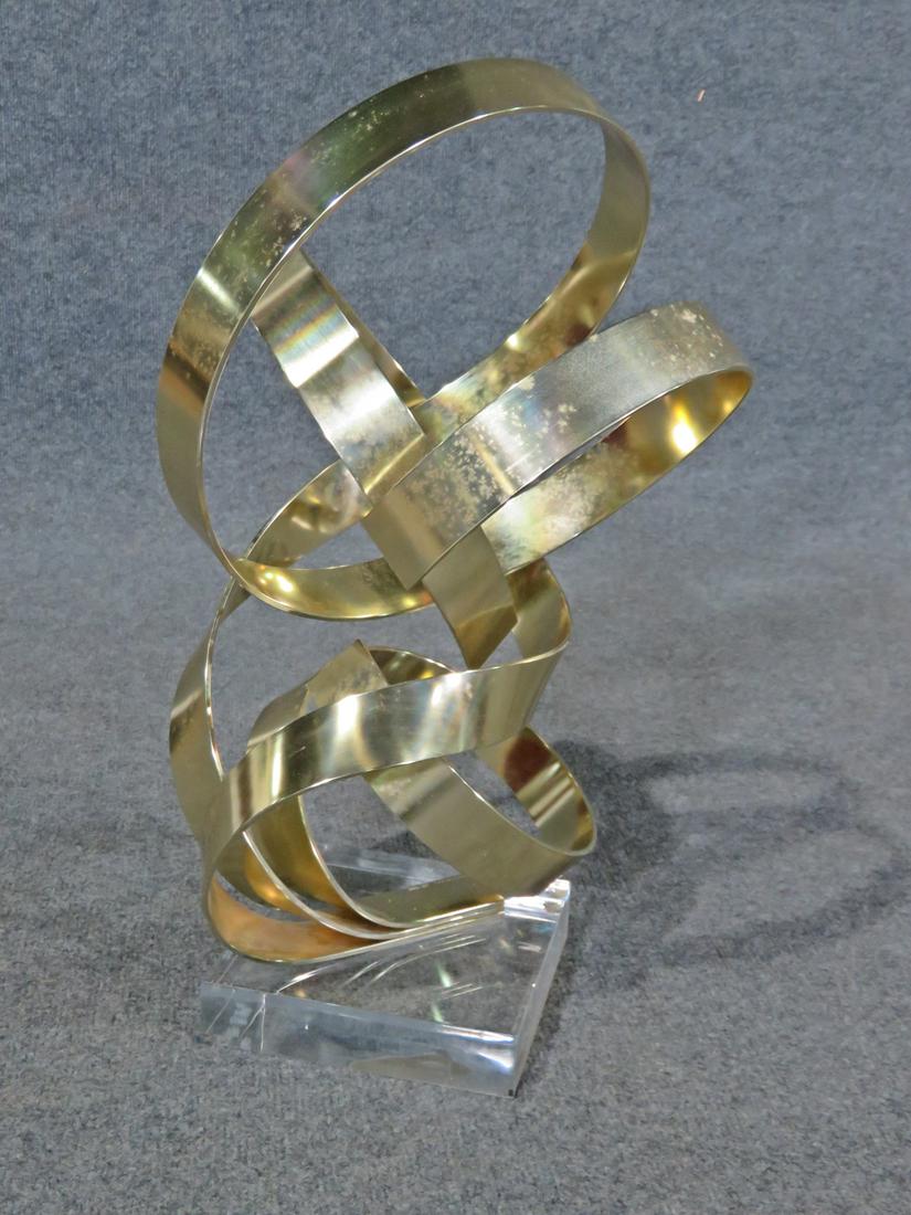 DAN MURPHY METAL & LUCITE SCULPTURE (1 of 4)