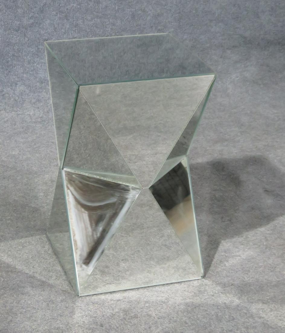 POST MODERN MIRRORED PEDESTAL (1 of 7)