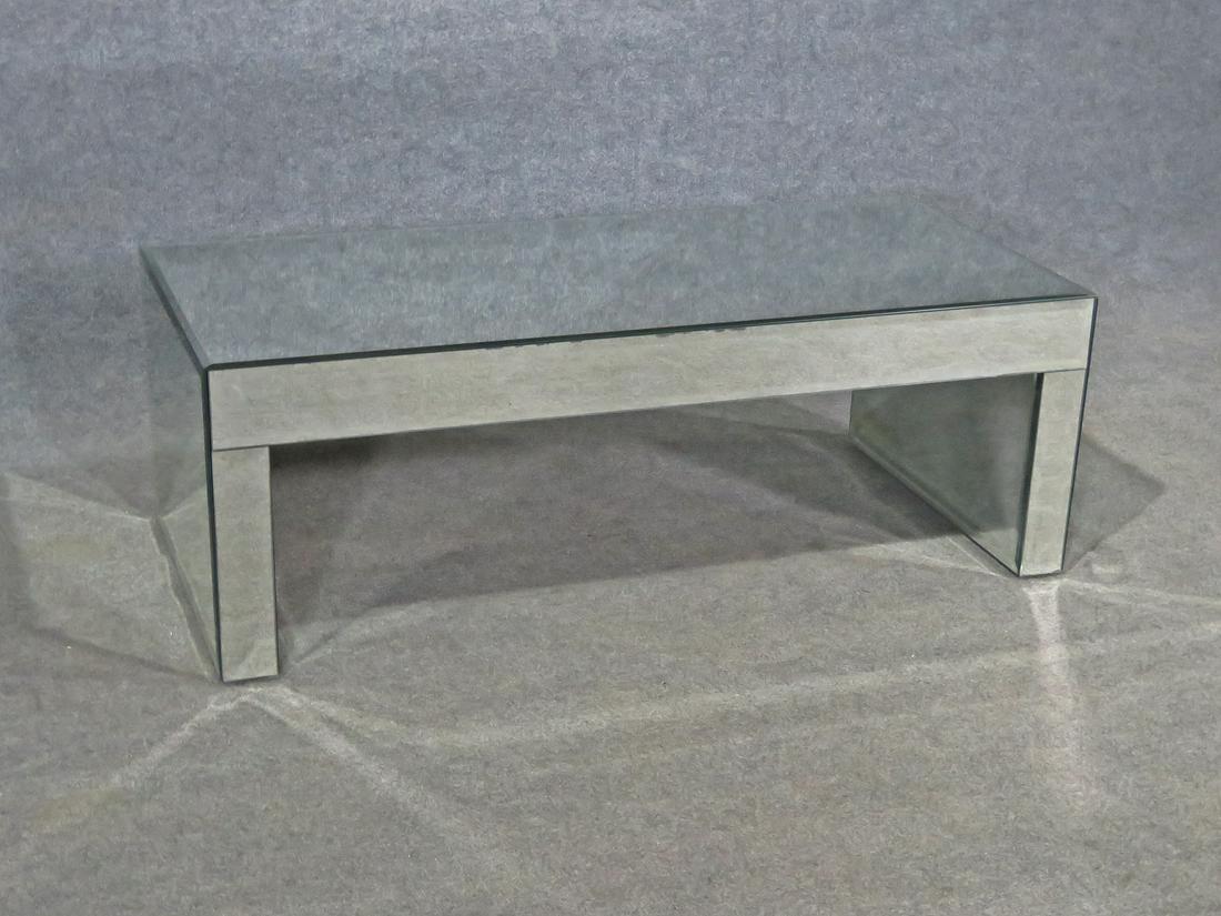 POST MODERN MIRRORED COFFEE TABLE (1 of 8)