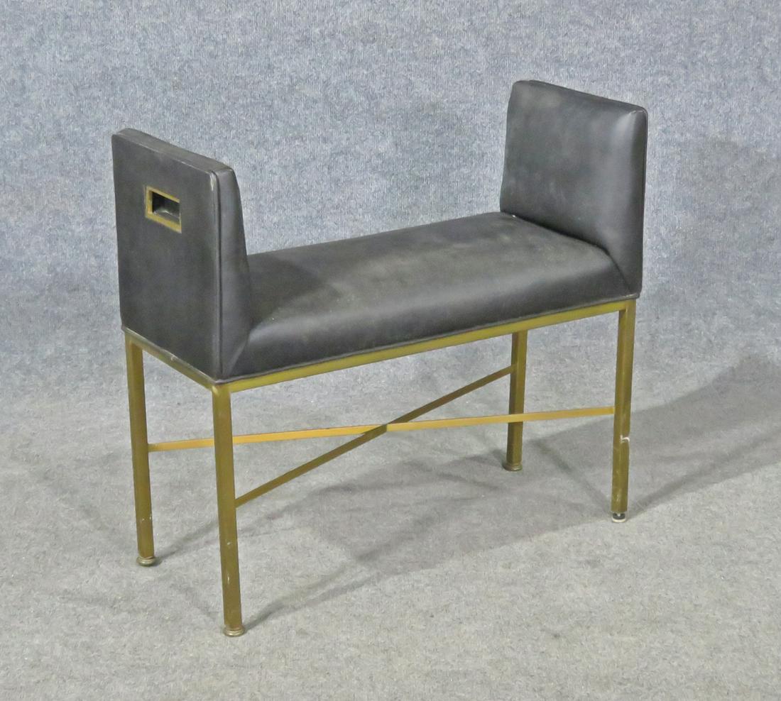 PAUL MCCOBB LEATHER BENCH (1 of 9)