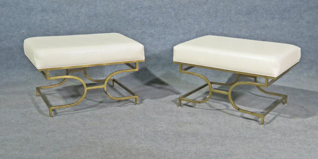 PAIR POST MODERN X BENCHES (1 of 10)