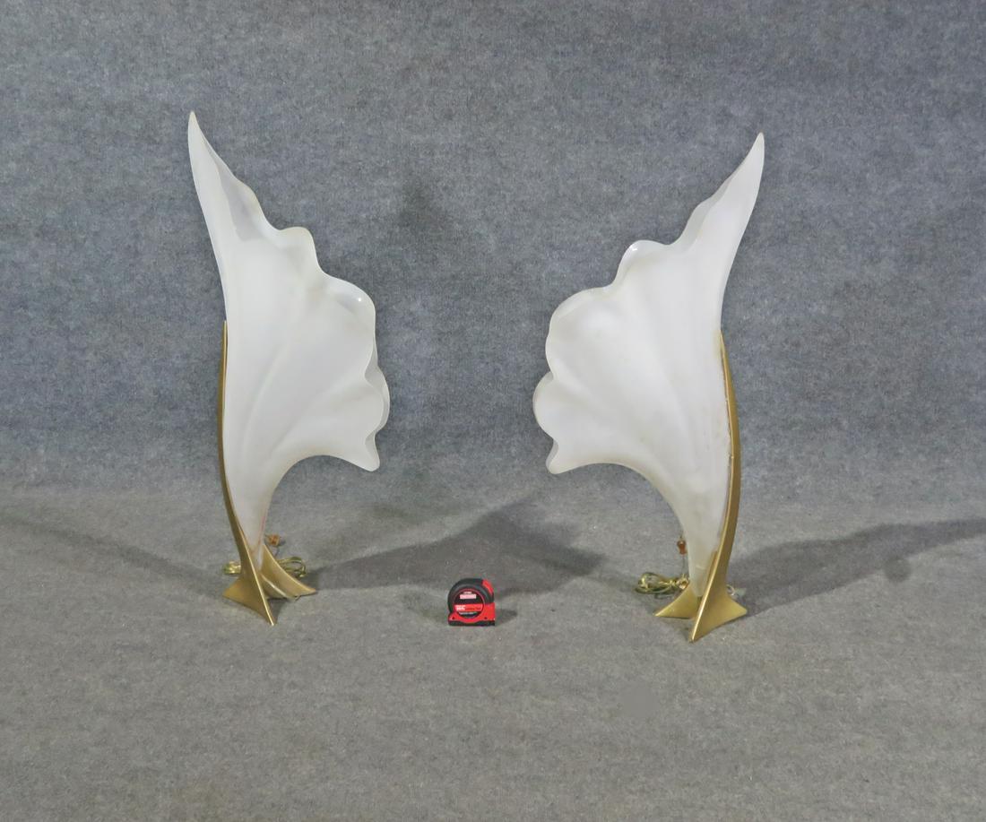 PAIR ROUGIER STYLE LAMPS (1 of 12)