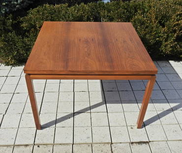 HARVEY PROBBER ROSEWOOD CENTER TABLE: Rosewood. 23" h x 34" w x 34" d.