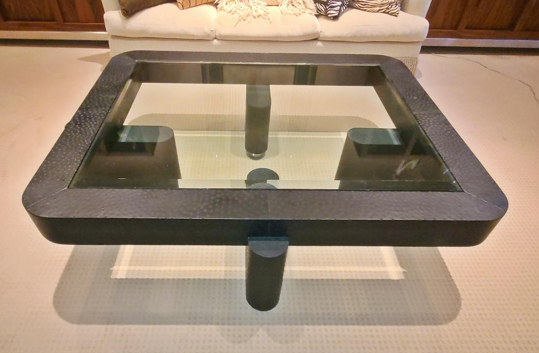 KARL SPRINGER CUSTOM COFFEE TABLE (1 of 5)