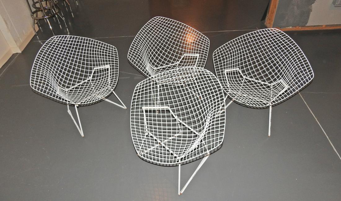 HARRY BERTOIA FOR KNOLL "DIAMOND" ARM CHAIRS (1 of 6)