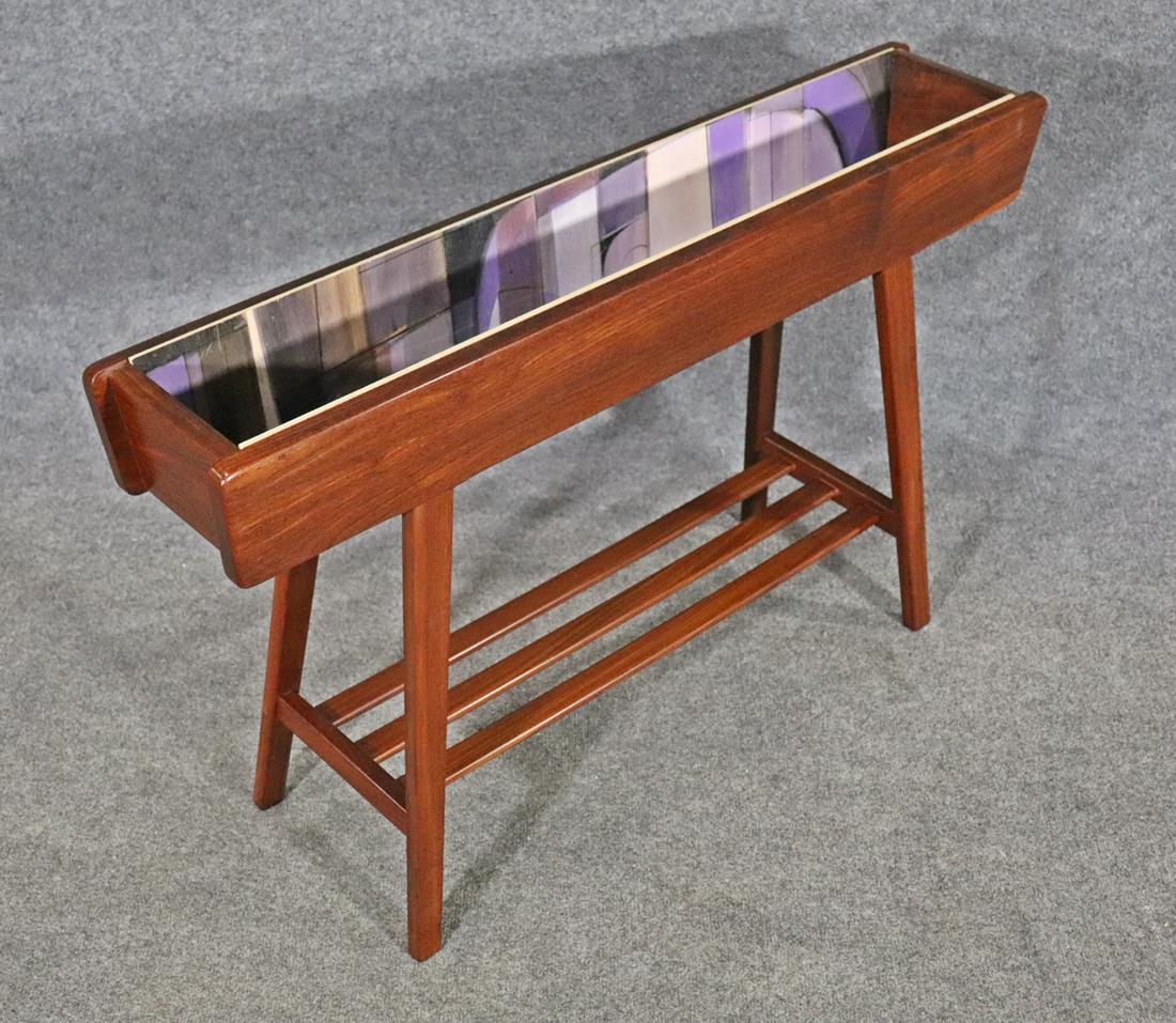 MID CENTURY MODERN ITALIAN WOOD PLANTER (1 of 5)