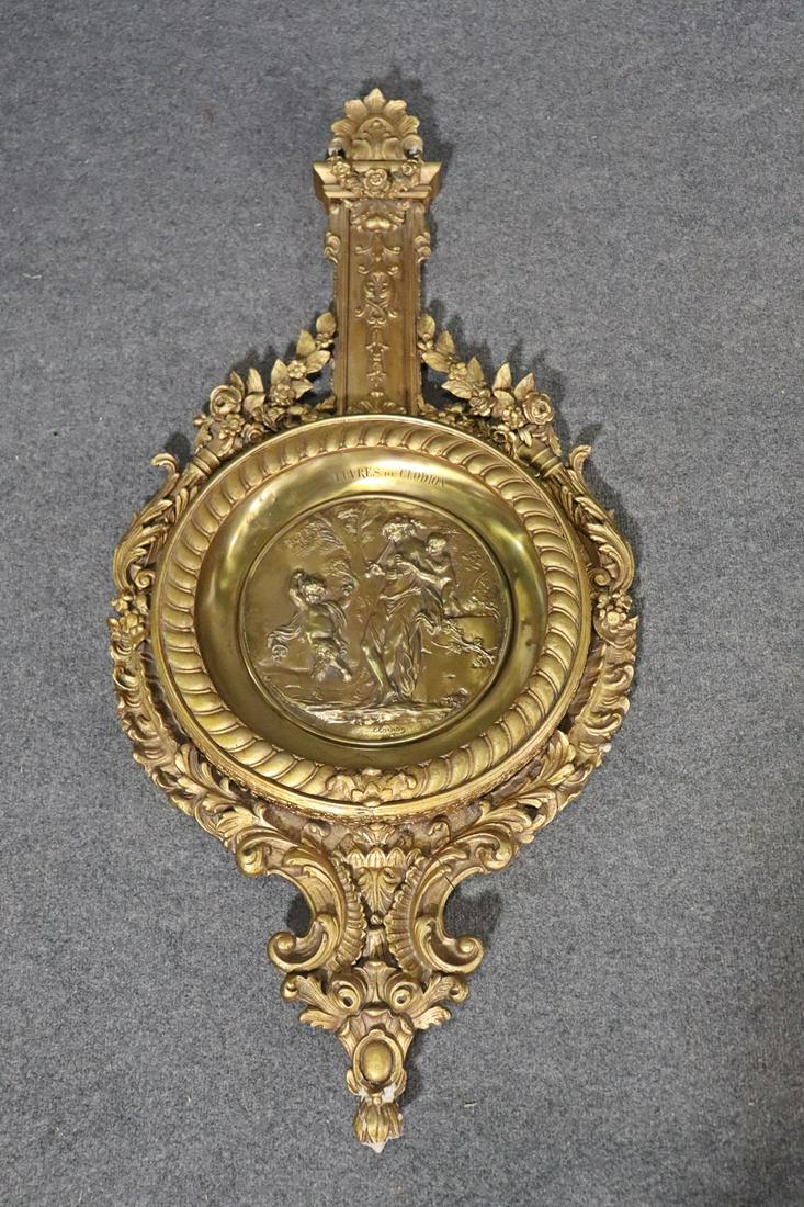 CLODION BRONZE & GILT WALL HANGING (1 of 12)
