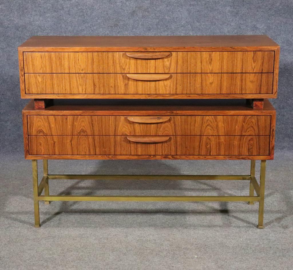 HARVEY PROBBER ROSEWOOD SILVER CHEST (1 of 9)