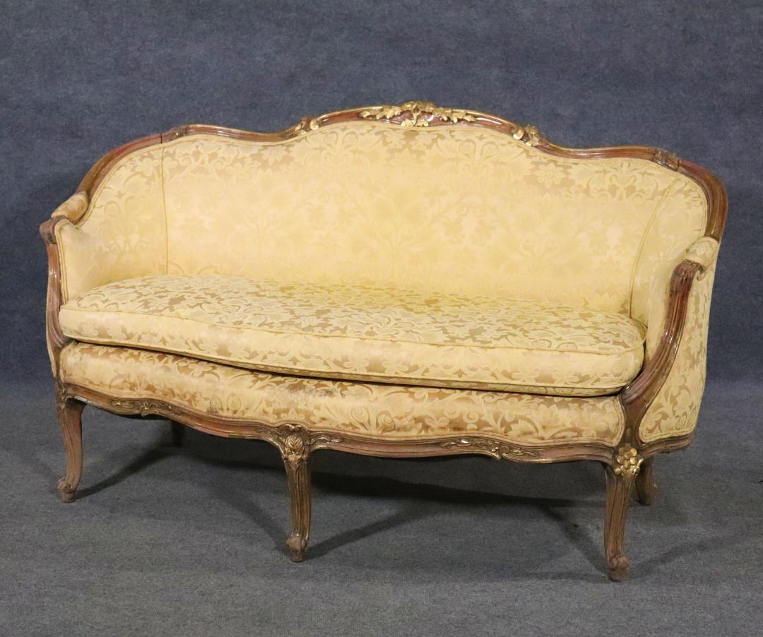 LOUIS XV STYLE SETTEE (1 of 7)