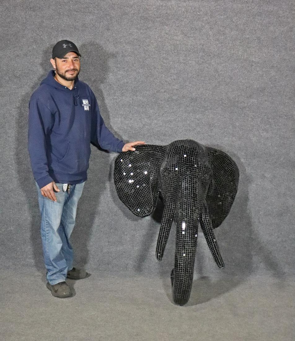 MCM MOSAIC ELEPHANT HEAD (1 of 9)