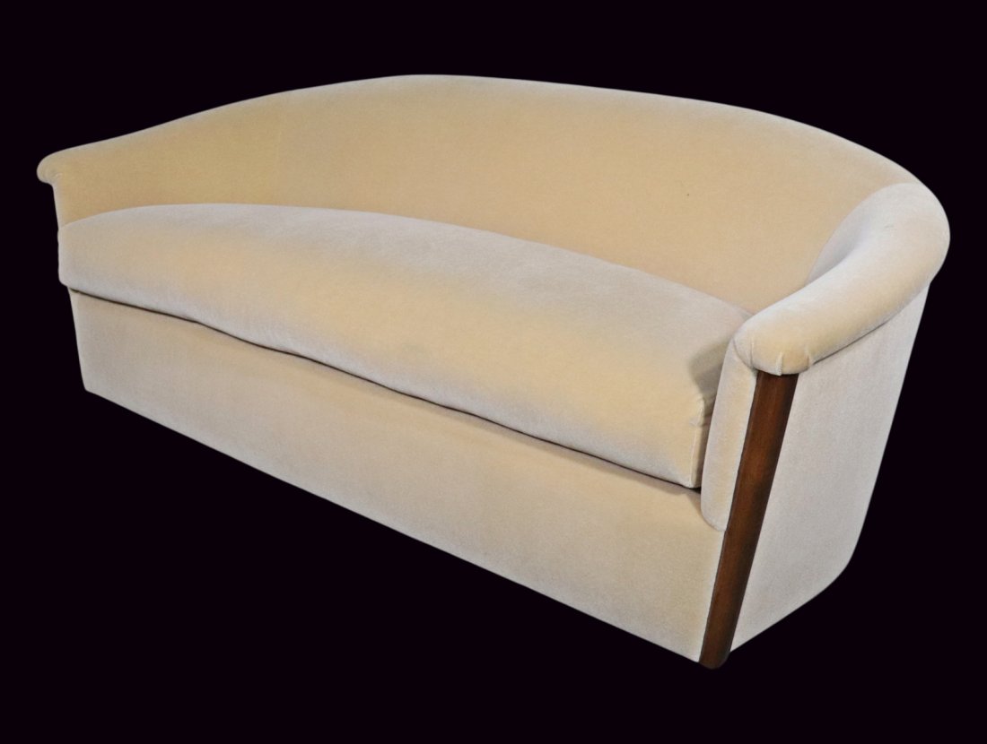 J. ROBERT SCOTT MOHAIR UPHOLSTERED SOFA (1 of 7)