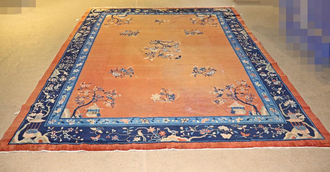 ANTIQUE CHINESE OVERSIZED RUG (1 of 10)