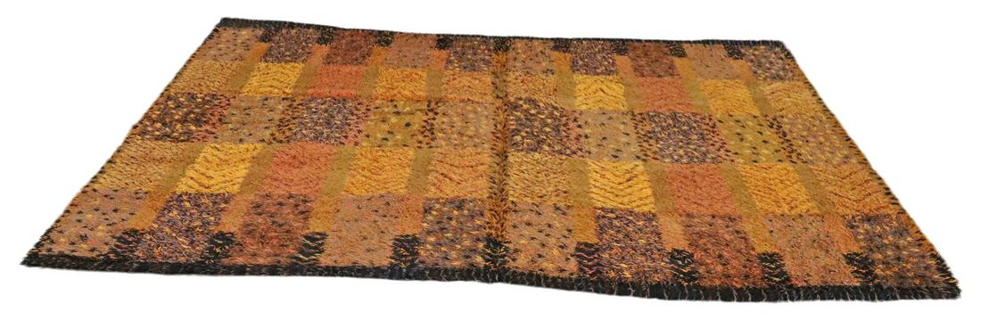 MCM SWEDISH ROOM SIZE SHAG RUG (1 of 10)
