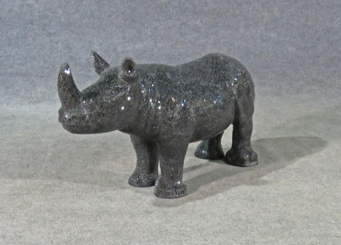 MOSAIC TILE RHINO: Mosaic tile. 21 1/2" h x 13 1/2" w x 41" d.