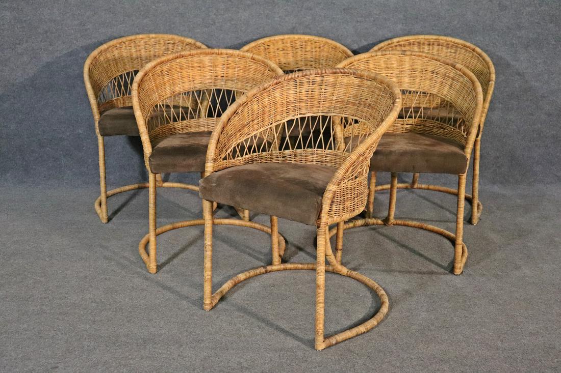 6 ART DESIGN BARREL BACK CHAIRS (1 of 8)