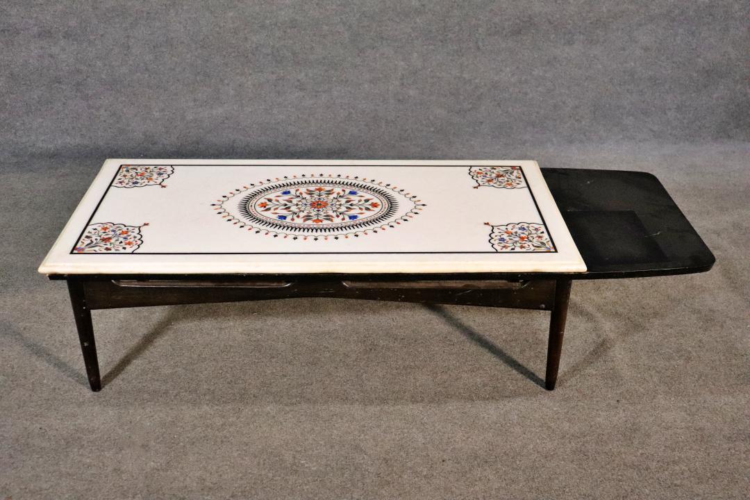 PIETRA DORA MARBLE TOP COFFEE TABLE (1 of 13)