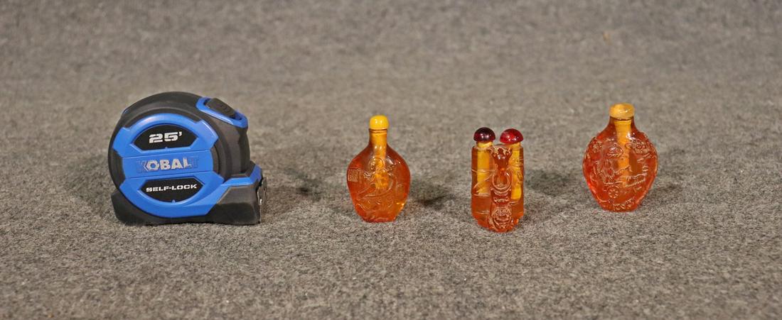 3 ASIAN SNUFF BOTTLES (1 of 10)