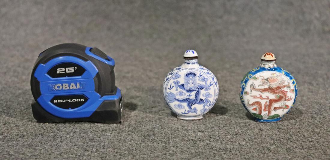 COMPANION PAIR ASIAN SNUFF BOTTLES (1 of 7)