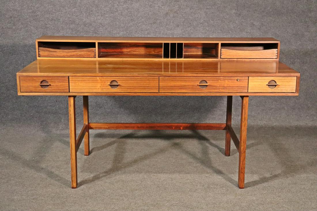 DANISH ROSEWOOD PETER LOVIG NIELSON DESK (1 of 7)