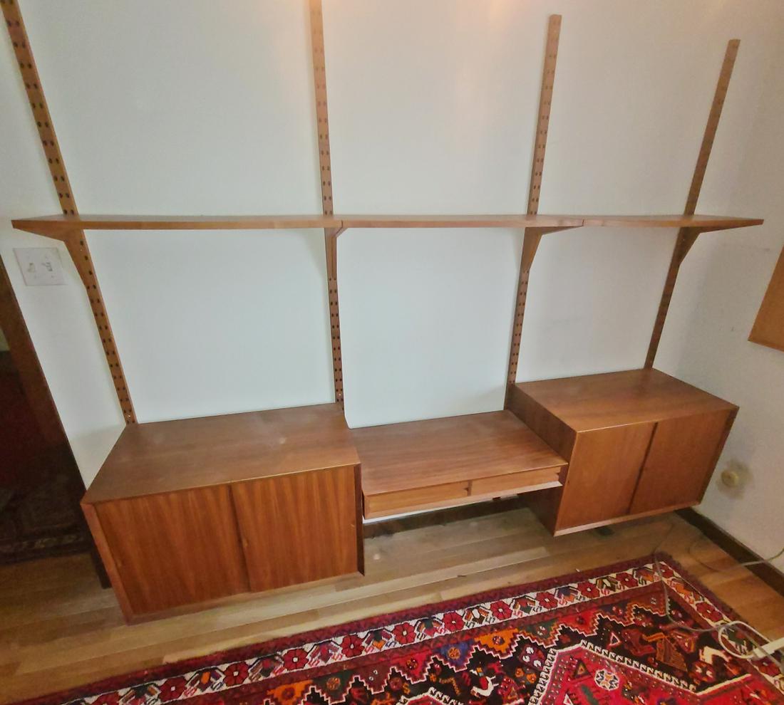 DANISH TEAK WALL UNIT (1 of 3)
