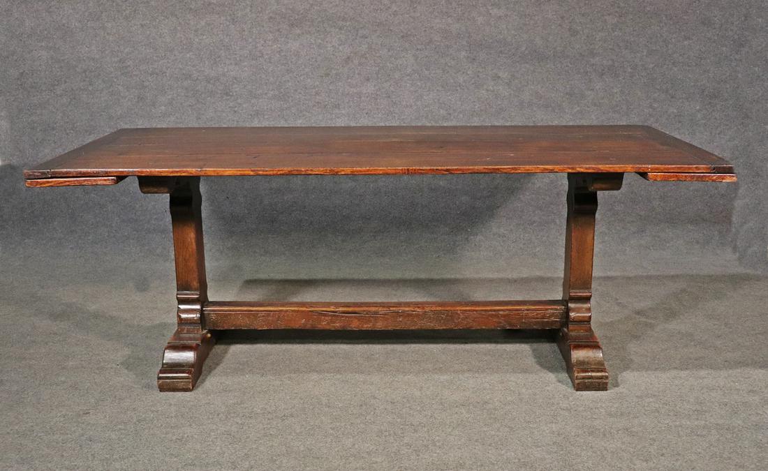 ANTIQUE ELIZABETHAN HARVEST TABLE (1 of 14)