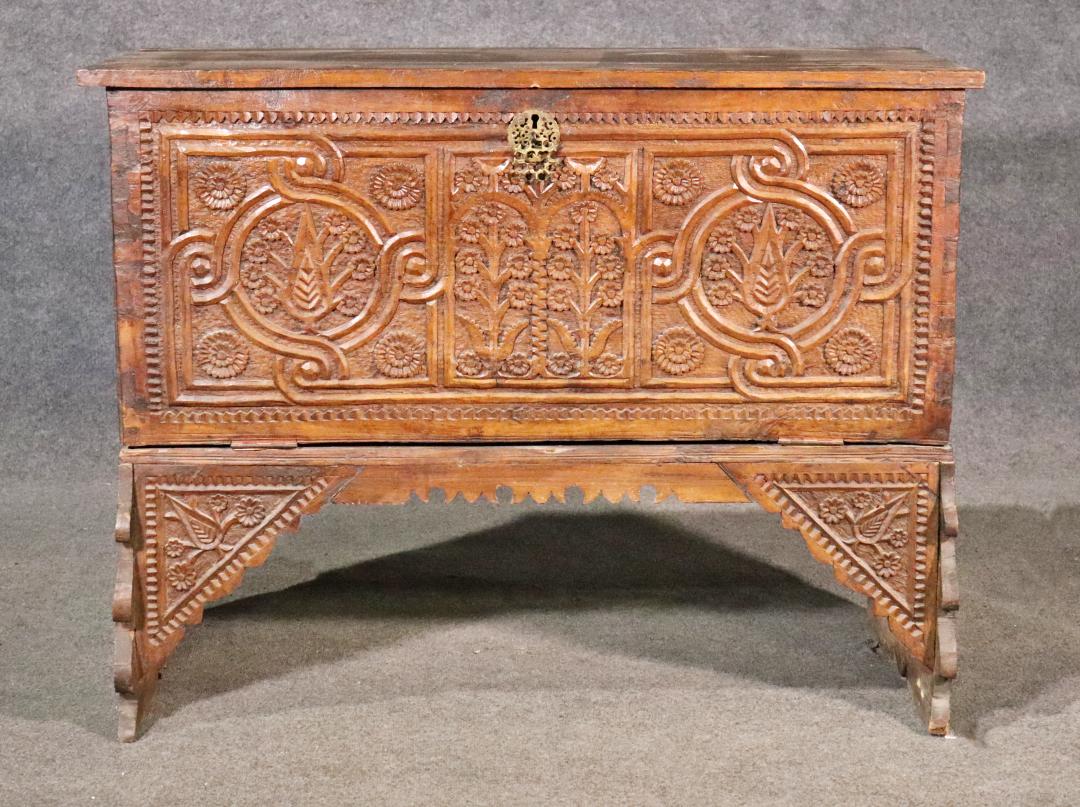 CARVED ASIAN CABINET (1 of 15)