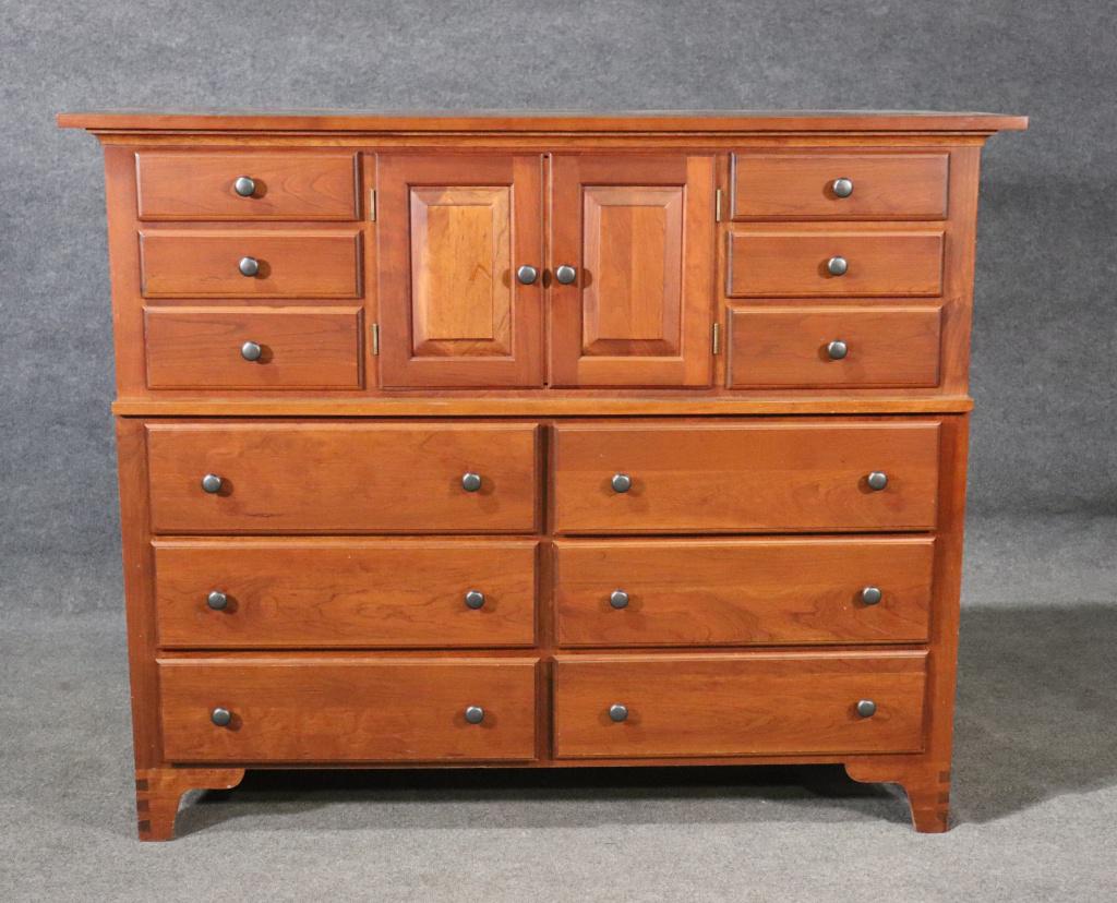 CHATHAM ANTIQUE CHERRY HIGH CHEST (1 of 7)