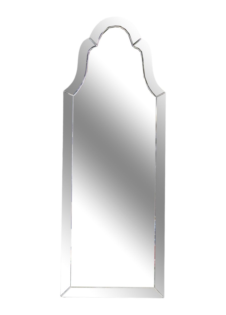 BEVELED GLASS CHEVAL FLOOR MIRROR (1 of 7)