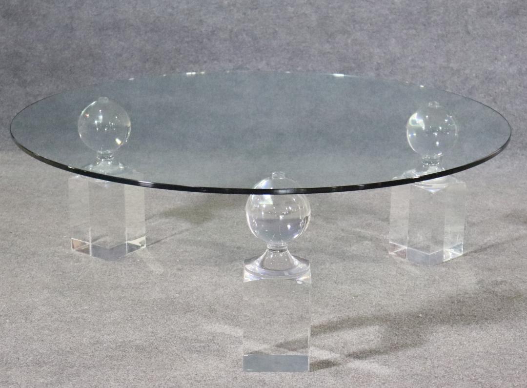 ROUND COCKTAIL TABLE ATTRIBUTED CHARLES HOLLIS JONES (1 of 7)