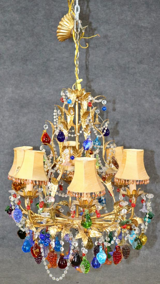MURANO GLASS FRUIT CHANDELIER (1 of 12)