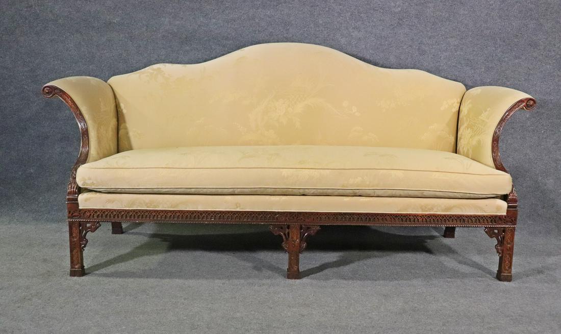 HICKORY CHAIR CHIPPENDALE STYLE SOFA (1 of 11)