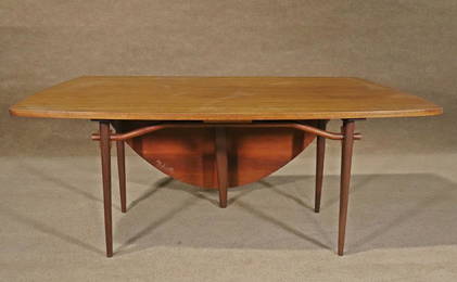 NAKASHIMA FOR WIDDICOMB DROP LEAF DINING TABLE