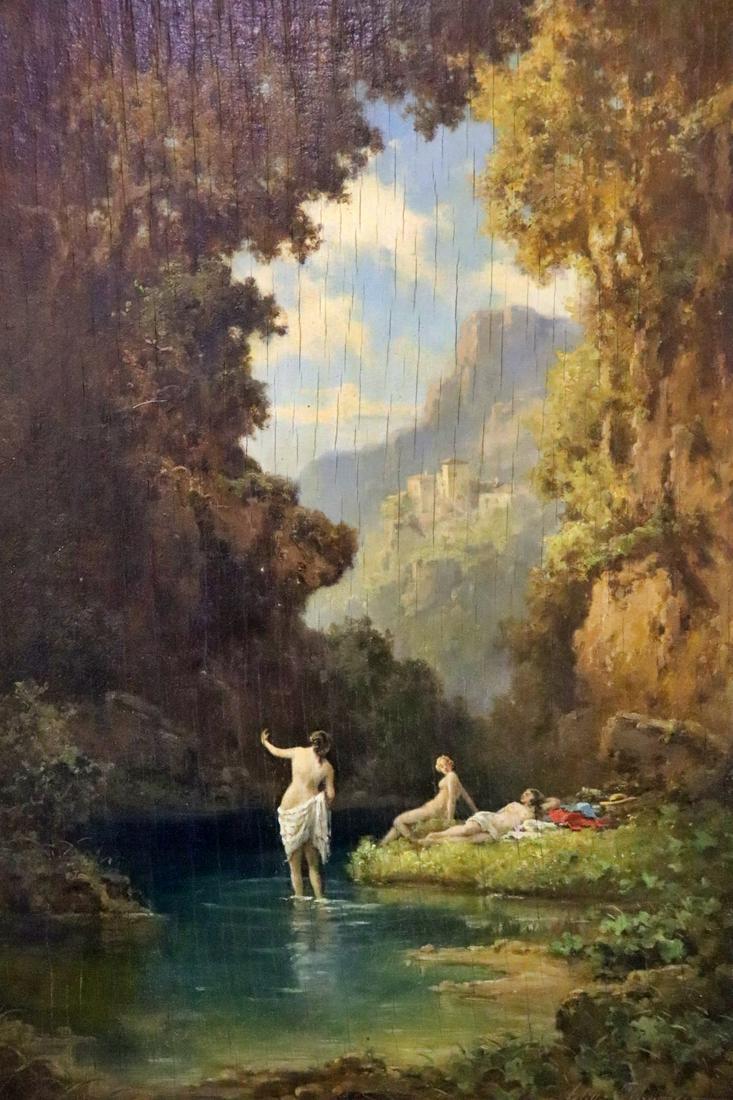 BATHERS IN FOREST BY WILLY MORALT, GERMAN, (1884 - 1947) (1 of 8)