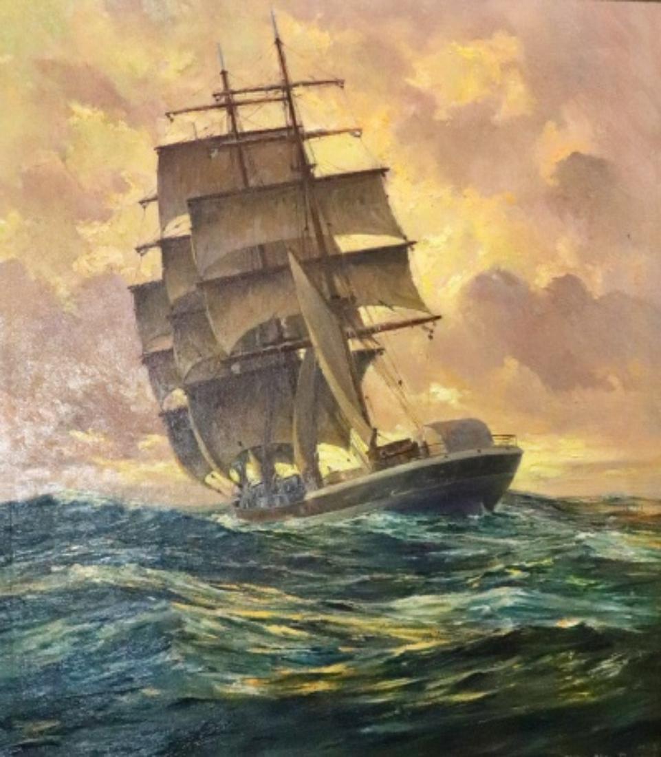 ANTON OTTO FISHER "CALIFORNIA CLIPPER IN SUN" (1 of 11)