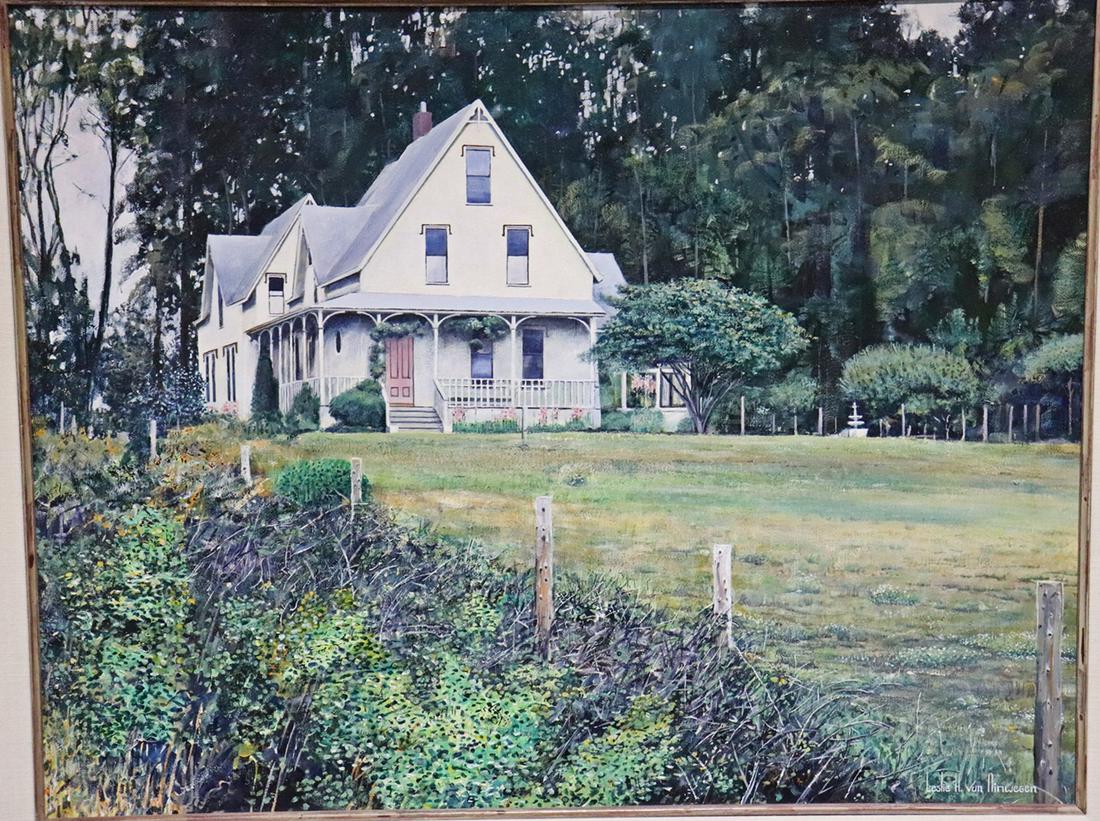 "THE PINK DOOR" BY L. VAN NIMEGAN (1 of 10)