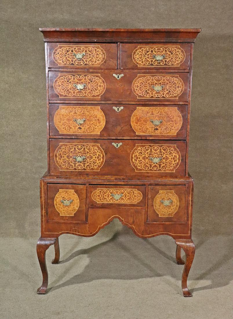 ANTIQUE ENGLISH 2 PIECE HIGH BOY (1 of 19)